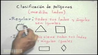 Clasificación de polígonos │ lados [upl. by Parrnell456]