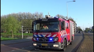 2x Brandweer Autospuit Pieter 133431 met Spoed in AmsterdamSlotervaart [upl. by Nerral78]