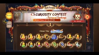 Call me emperor cs curiosity contest event  How to get points at curiosity event [upl. by Ronym]