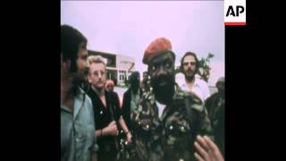 SYND 17 11 75 JONAS SAVIMBI AND HIS UNITA GUERILLA FORCES [upl. by Alliuqal]