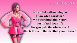 Cardi B  Be Careful Lyrics [upl. by Atiras]