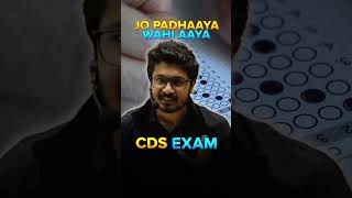 CDS 2024 Mein Class Se Aaye Questions 😱 PW Shorts [upl. by Immac]