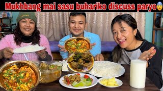 LOCAL VALA KO FAMILY MUKBANG HALKA DISCUSS GARDAYI 🙄🙄 [upl. by Oivatco]