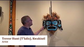 Killer Whale Transformation Mask by Trevor Hunt Kwakiutl  Northwest Coast Art [upl. by Dronel]