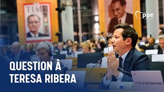 Question à Teresa Ribera [upl. by Boar]