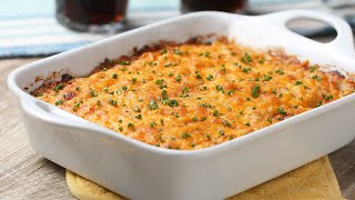 Classic Hot Crab Dip For A Crowd • Tasty [upl. by Leeda]