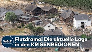 UNWETTERKATASTROPHE in DEUTSCHLAND So ist die aktuelle Lage in NRW RheinlandPfalz und Bayern [upl. by Parlin]