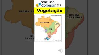 3  Questão sobre Biomas do Brasil  CORREÇÃO  Aspectos físicos do Brasil e meio ambiente no Brasil [upl. by Evreh740]