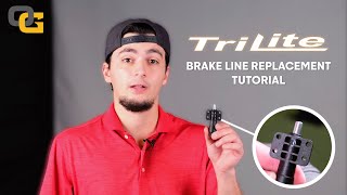 TriLite® Golf Push Cart Brake Replacement Tutorial I OMADA Golf [upl. by Philemol]