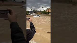 Lluvias torrencial en murcia puerto de Mazarrón [upl. by Eirallih]