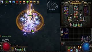 325 lightning Strike Slayer 2h  Harvest Boss  Path of Exile [upl. by Treblig]