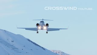 Gulfstream G450 Landing at Engadin Airport 12022022 Gulfstream G450 4K [upl. by Weksler912]