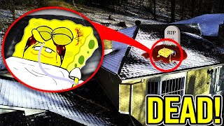 DRONE CATCHES DEAD SPONGEBOB SQUAREPANTS IN REAL LIFE SAVE HIM [upl. by Tedman]