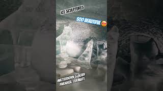 Ice Sculptures 😍 beautiful ice creative mountains animals subscribe viralvideo cave popular [upl. by Carmina273]