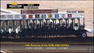 The 19th Sunland Derby Won By Stronghold  Alotaluck 2nd  Lucky Jeremy 3rd  Kentucky Derby Prep [upl. by Nnahsal]