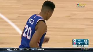 POOR SHOOTING FORM AGAIN Markelle Fultzs First Nba 3point ATTEMPT [upl. by Bevvy198]