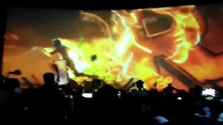 RRR Motion Poster Theatre Reaction  Ram Charan  JrNTR [upl. by Melac]