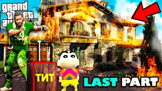 Franklin Blowing Up Michaels House to Upgrade His Own House in GTA 5  SHINCHAN and CHOP [upl. by Sissy]