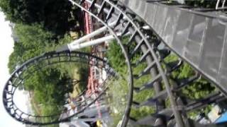 Sidewinder Front Seat onride HD POV Hersheypark [upl. by Armat]