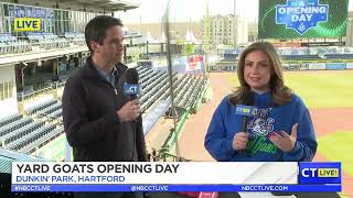 CT LIVE Hartford Yard Goats Opening Day [upl. by Larsen]