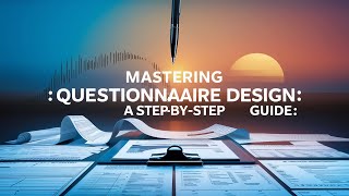 Mastering Questionnaire Design A StepbyStep Guide [upl. by Derfniw]