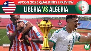 🇱🇷 LIBERIA vs ALGERIA 🇩🇿  Mahrez Aouar AitNouri and Amoura all ruled OUT [upl. by Ellehsem]