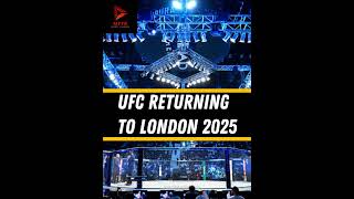 UFC RETURNING TO LONDON 🇬🇧 ufc ufclondon [upl. by Edina679]