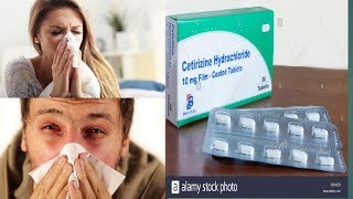 Cetirizine hydroclhoride 10mg tablets uses and side effects [upl. by Gnanmos]