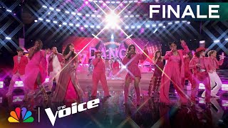 The Top 12 Finalists and Rudi Perform Dua Lipas quotDance The Nightquot  The Voice Live Finale  NBC [upl. by Adran922]