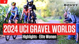 UCI Gravel World Championships 2024 Highlights  Women [upl. by Anol]