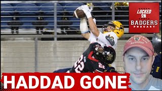 Wisconsin Badgers football loses another commit as Cody Haddad leaves the 2025 recruiting class [upl. by Vaientina]