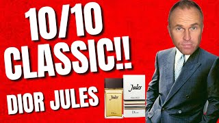 Dior Jules  All Time Classic 10 out of 10 Fragrance Review [upl. by Eednim]