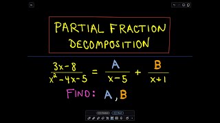 ❖ Partial Fraction Decomposition  Example 1 ❖ [upl. by Macmullin461]