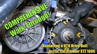 2013 Arctic Cat Prowler XTZ 1000 Drive Belt Replacement [upl. by Mauralia]