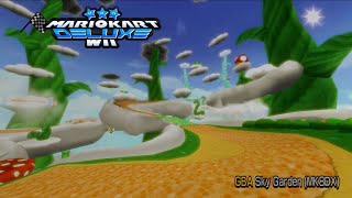 MKW Deluxe  GBA Sky Garden MK8DX [upl. by Nunciata]