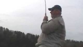 Bass fishing on Lake Wononscopomuc in Lakeville CT [upl. by Aicelav]