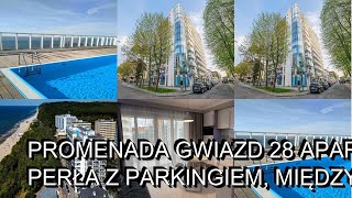 Promenada Gwiazd 28 Apartament Perła z parkingiem Międzyzdroje Poland [upl. by Ynnaj]