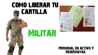 Requisitos y tramite para liberar cartilla para personal activo o en reserva [upl. by Enicul]