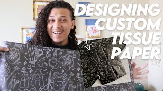 how to make custom tissue paper  NoIssue Review [upl. by Analle192]