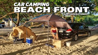 Car Camping at Ednas Beach amp Campsite Part 2 Calatagan Batangas  Sedan Camper Mirage G4 campingph [upl. by Barry]