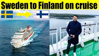 Sweden to Finland on a cruise Ep 01  Cruise Trip [upl. by Stefania]