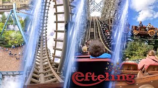 All Roller Coasters at Efteling  4K Onride POV [upl. by Ylrae975]