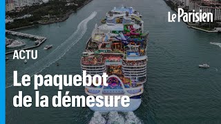 Le plus grand paquebot du monde quitte Miami pour sa première croisière [upl. by Melan345]