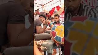 Rao suhail vs veeru 💪 Uttarakhand arm wrestling champion 🏆armwretling shortsvideo trendingshorts [upl. by Derril]