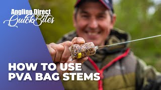 How To Use PVA Bag Stems  Carp Fishing Quickbite [upl. by Athena794]