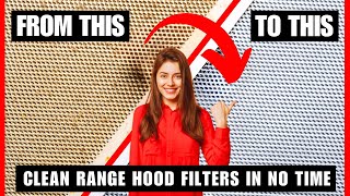 How to Clean Range Hood Filters in 5 Minutes This is Unbelievable [upl. by Katy863]