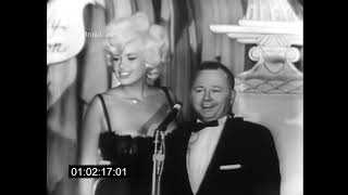 Jayne Mansfield and Mickey Rooney at the Golden Globes [upl. by Eleanora]