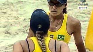 Brasil Vanilda e Ângela 2 x 0 China  final vôlei de praia feminino  Jogos Militares Rio 2011 [upl. by Doreen]