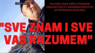 POLICIJA U SAPCU UPOZORAVA GRADJANE SABAC PROTESTBLOKADA [upl. by Seuguh438]