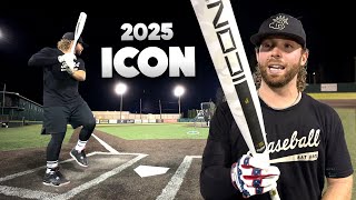 Hitting with the 2025 RAWLINGS ICON  USSSA Baseball Bat Review [upl. by Retsehc352]